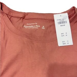 Dusty mauve crew T-shirt